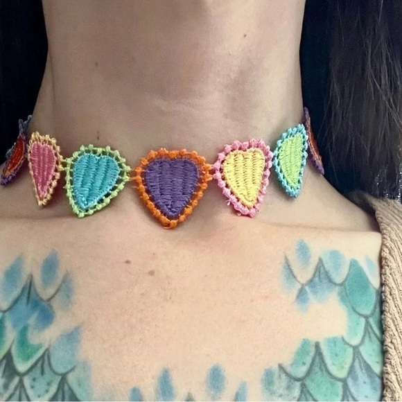 Set of 3 Handmade Chokers – One Size Fits Most - Picture 2 of 6
